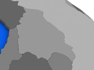 Image showing Bolivia on political Earth model