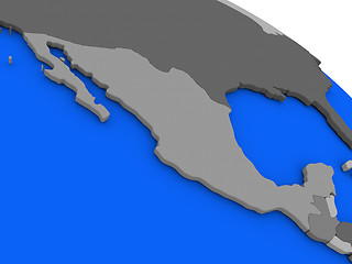 Image showing Mexico on political Earth model