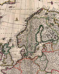 Image showing Antique map