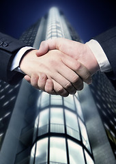 Image showing business hand shake