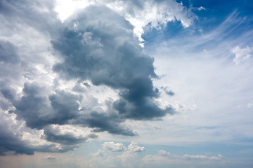 Image showing blue sky landscape