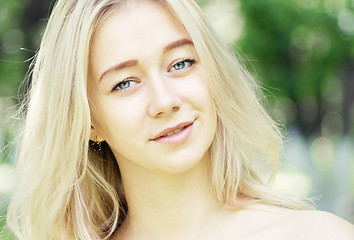 Image showing young beautiful woman