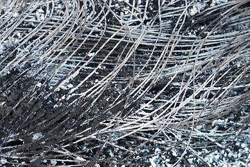 Image showing burned steel cord