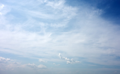 Image showing rainy blue sky