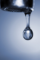 Image showing Dripping tap, close up