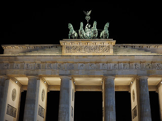 Image showing Brandenburger Tor in Berlin