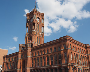 Image showing Rotes Rathaus in Berlin