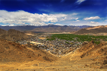 Image showing view of Leh