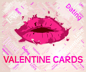 Image showing Valentine Cards Means Valentines Day And Boyfriend