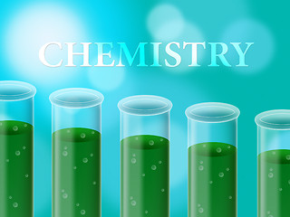 Image showing Chemistry Laboratory Shows Scientific Examination And Analysis