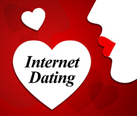 Image showing Internet Dating Shows Web Site And Dates