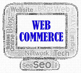 Image showing Web Commerce Indicates Purchase Www And Business