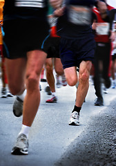 Image showing Runners