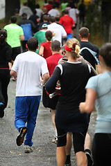 Image showing runners