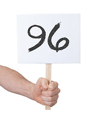 Image showing Sign with a number, 96