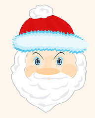 Image showing Head Santa Claus