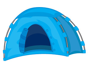 Image showing Tourist tent