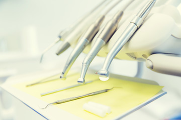 Image showing close up of dental instruments