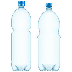 Image showing Plastic bottles. EPS 10