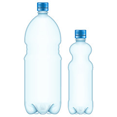 Image showing Plastic bottles. EPS 10