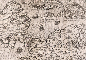 Image showing Antique map