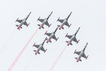 Image showing LEEUWARDEN, THE NETHERLANDS - JUNE 10, 2016: Turkish Air Force D