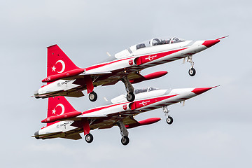 Image showing LEEUWARDEN, THE NETHERLANDS - JUNE 10, 2016: Turkish Air Force D