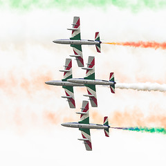 Image showing LEEUWARDEN, THE NETHERLANDS-JUNE 11, 2016: Italian aerobatic tea