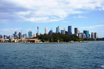 Image showing Sydney city CBD towers and office buildings