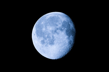 Image showing Waning gibbous moon