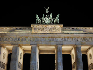 Image showing Brandenburger Tor in Berlin