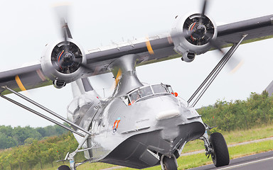 Image showing LEEUWARDEN, NETHERLANDS - JUNE 11: Consolidated PBY Catalina in 