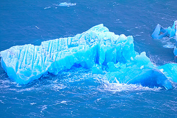 Image showing Arctic iceberg. ice stock. area Novaya Zemlya