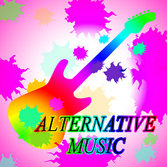 Image showing Alternative Music Means Sound Track And Acoustic