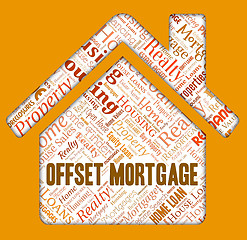 Image showing Offset Mortgage Shows Home Loan And Borrow