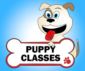 Image showing Puppy Classes Represents Pedigree Educate And Study