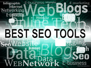 Image showing Best Seo Tools Represents Search Engine And Application