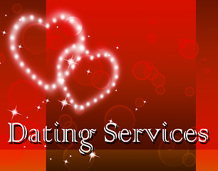 Image showing Dating Services Means Web Site And Assist