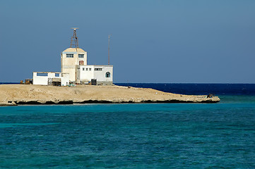 Image showing air traffic control on island near Hurghada. Egypt