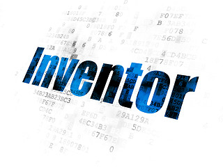Image showing Science concept: Inventor on Digital background