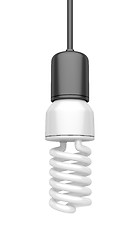 Image showing Light bulb on white
