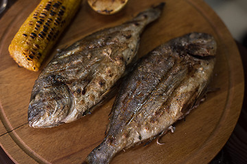 Image showing Grilled dorado fish