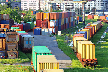 Image showing Cargo Containers