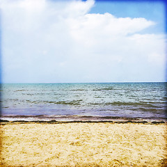 Image showing Sky, sea and beach