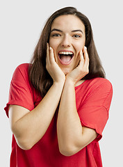 Image showing Happy woman