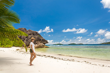 Image showing Woman at the beach