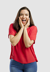 Image showing Happy woman