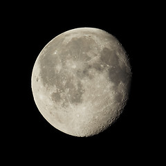 Image showing Waning gibbous moon