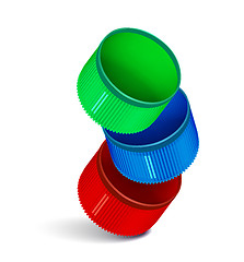Image showing Plastic bottle cap