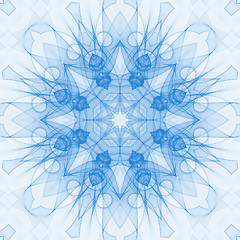 Image showing Blue abstract pattern